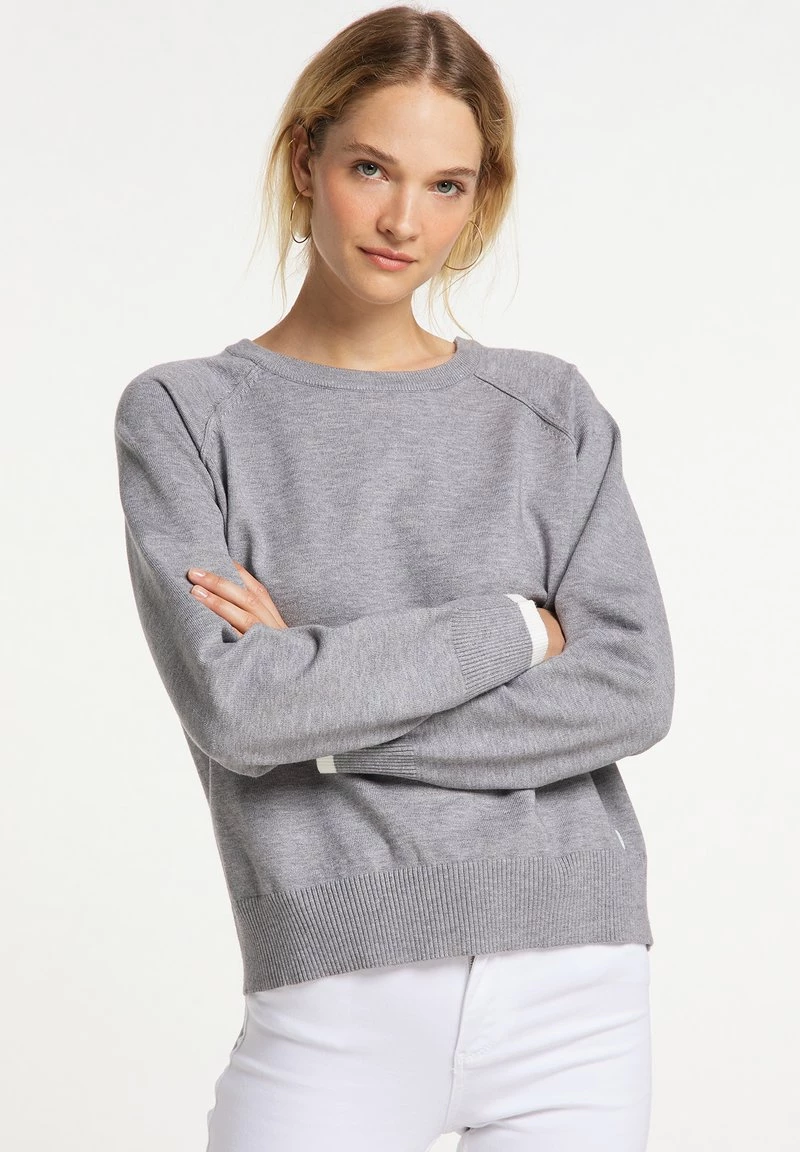 Mujer DREIMASTER BRIDGEPORT - Jersey De Punto - Grau Melange 1 Mujer DREIMASTER BRIDGEPORT - Jersey De Punto - Grau Melange