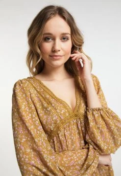 Mujer DREIMASTER SASHIMA - Blusa - Senf Geblümt -Tienda DreiMaster barata 19490efd47ec4c88aab505d141df022c