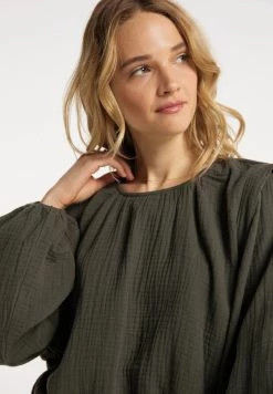 Mujer DREIMASTER INCUS - Blusa - Oliv -Tienda DreiMaster barata 19b71352204844389f9c71daff794c75