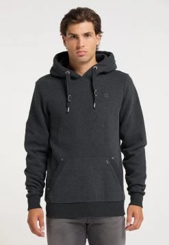 DreiMaster Hombre Jersey Con Capucha - Dunkelgrau Melange