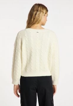 DREIMASTER INCUS - Jersey De Punto - Wollweiss, Mujer -Tienda DreiMaster barata 1de631371073423ca89b0e84988ed816