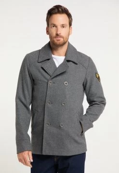 DreiMaster Hombre Abrigo De Invierno - Grau Melange -Tienda DreiMaster barata 1deaf378571d420b9454ab0e7c028c58