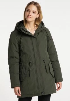 Mujer DREIMASTER ACALMAR - Abrigo De Invierno - Dunkeloliv