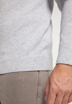 Hombre DREIMASTER WAIS - Jersey De Punto - Hellgrau Melange -Tienda DreiMaster barata 1f0faa00356b4072b9c9d8d14d123165