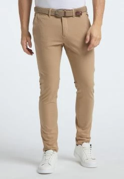 Hombre DREIMASTER FESTLAND - Pantalones Chinos - Beige