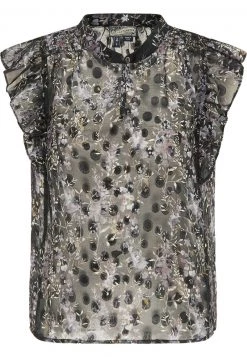 Mujer DREIMASTER SASHIMA - Blusa - Schwarz Geblümt -Tienda DreiMaster barata 205f160662c34b84ae96c87dad2aa8f7