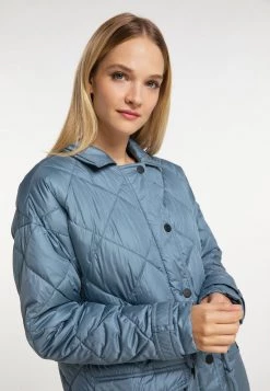 Mujer DREIMASTER BARADELLO - Abrigo De Invierno - Graublau -Tienda DreiMaster barata 20c94829544e43e490a05de0a0726d41