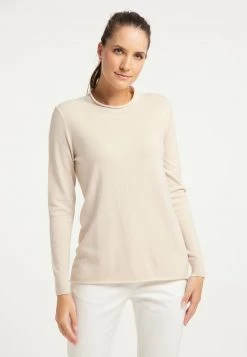 DreiMaster Mujer Jersey De Punto - Silber Beige