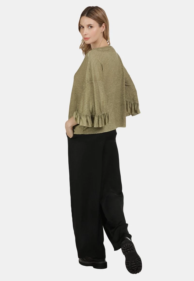 DreiMaster Mujer BLUSE - Blusa - Militär Oliv 3 DreiMaster Mujer BLUSE - Blusa - Militär Oliv - Imagen 3