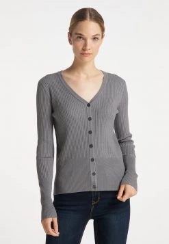 DREIMASTER TAKELAGE - Chaqueta De Punto - Dunkelgrau, Mujer