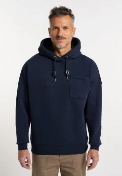 Hombre DREIMASTER TAKELAGE - Jersey Con Capucha - Dunkelmarine