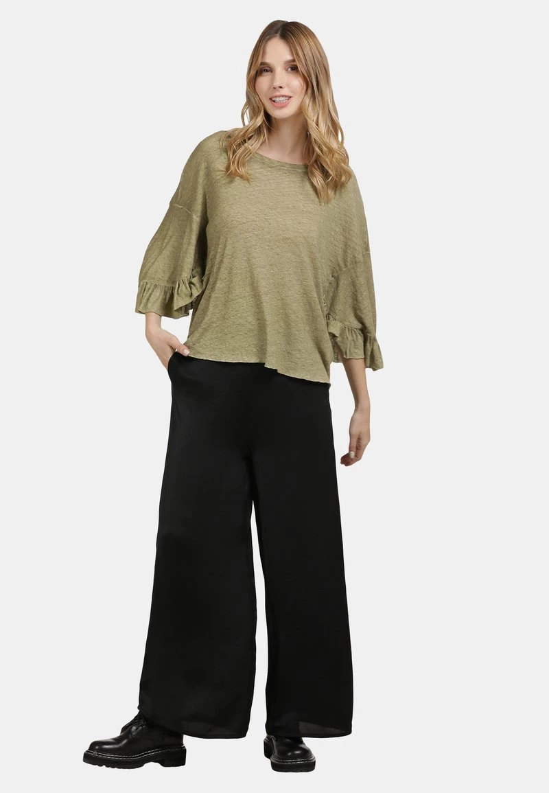 DreiMaster Mujer BLUSE - Blusa - Militär Oliv 2 DreiMaster Mujer BLUSE - Blusa - Militär Oliv - Imagen 2