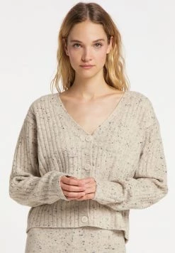 DREIMASTER INCUS - Chaqueta De Punto - Beige Melange, Mujer