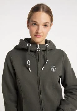 Mujer DREIMASTER KILATA - Jersey Con Capucha - Dunkeloliv -Tienda DreiMaster barata 26a3ed30df6743f698d127ec74b3d838