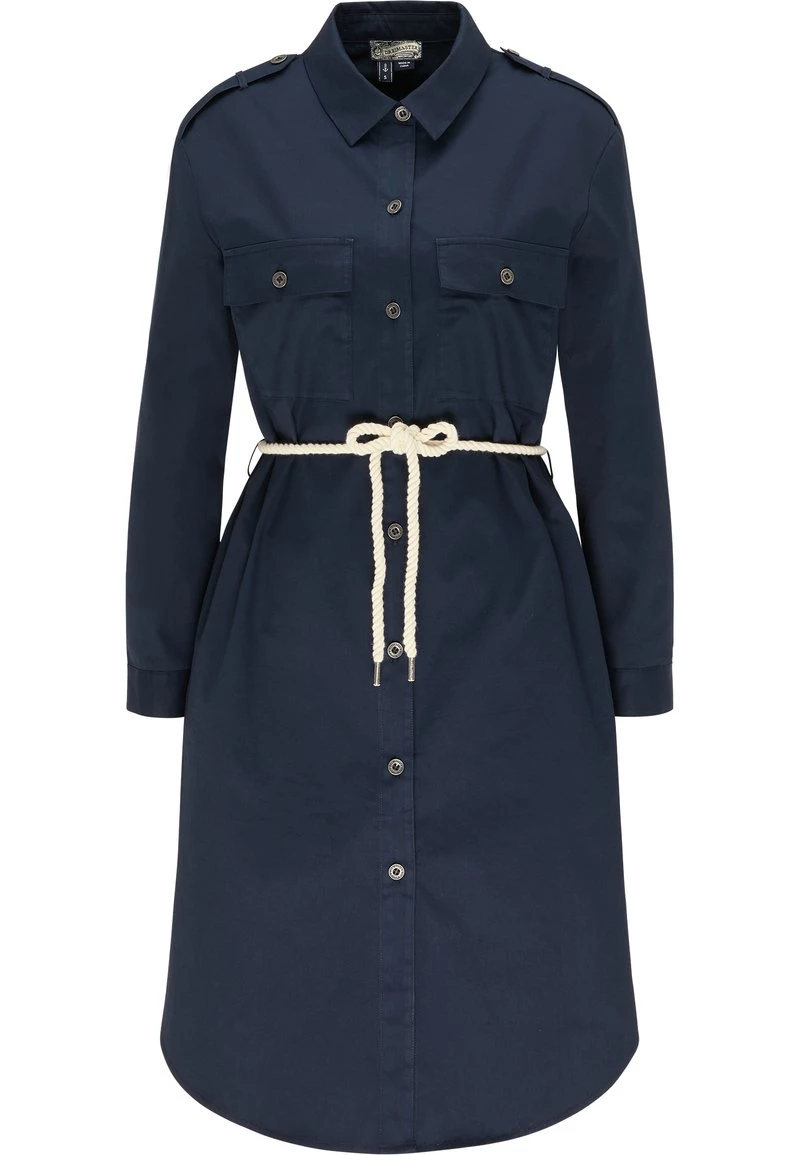 Mujer DREIMASTER ELMWOOD - Vestido Camisero - Marine 5 Mujer DREIMASTER ELMWOOD - Vestido Camisero - Marine - Imagen 5