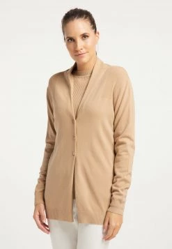 DreiMaster Mujer Chaqueta De Punto - Kamel