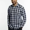 DreiMaster Hombre BUSINESS - Camisa - Marine Kariert