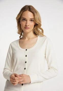 Mujer DREIMASTER FUMO - Chaqueta De Punto - Wollweiss -Tienda DreiMaster barata 2795829a148d46db8b37e0a0c366880d