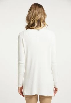 Mujer DREIMASTER BARADELLO - Chaqueta De Punto - White -Tienda DreiMaster barata 28f198cd16e843c1a409ed85751d0814