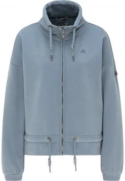 Mujer DREIMASTER TAKELAGE - Sudadera Con Cremallera - Grau Blau -Tienda DreiMaster barata 2910059f5b1a45088e1360c084c0b63c