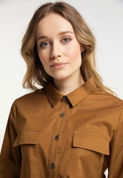 Mujer DREIMASTER ELMWOOD - Camisa - Cognac -Tienda DreiMaster barata 2a00f44aa620411f919a781408218603