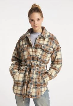 Mujer DREIMASTER KEYTI - Abrigo Corto - Karo Braun