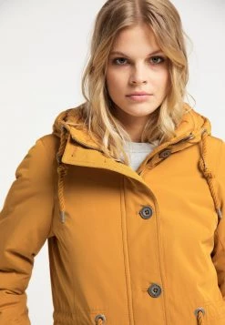 Mujer DREIMASTER PARKSTER - Abrigo De Invierno - Mustard Yellow -Tienda DreiMaster barata 2b11a65000784d0196de47289369cf99