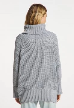 Mujer DREIMASTER KEYTI - Jersey De Punto - Hellgrau -Tienda DreiMaster barata 2bcd7c3013514f09afe4707292889885