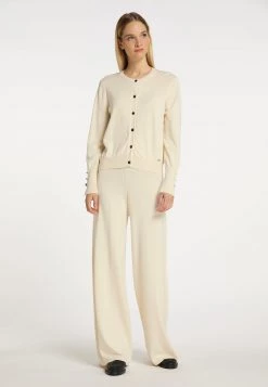 Mujer DREIMASTER BARADELLO - Chaqueta De Punto - Wollweiss