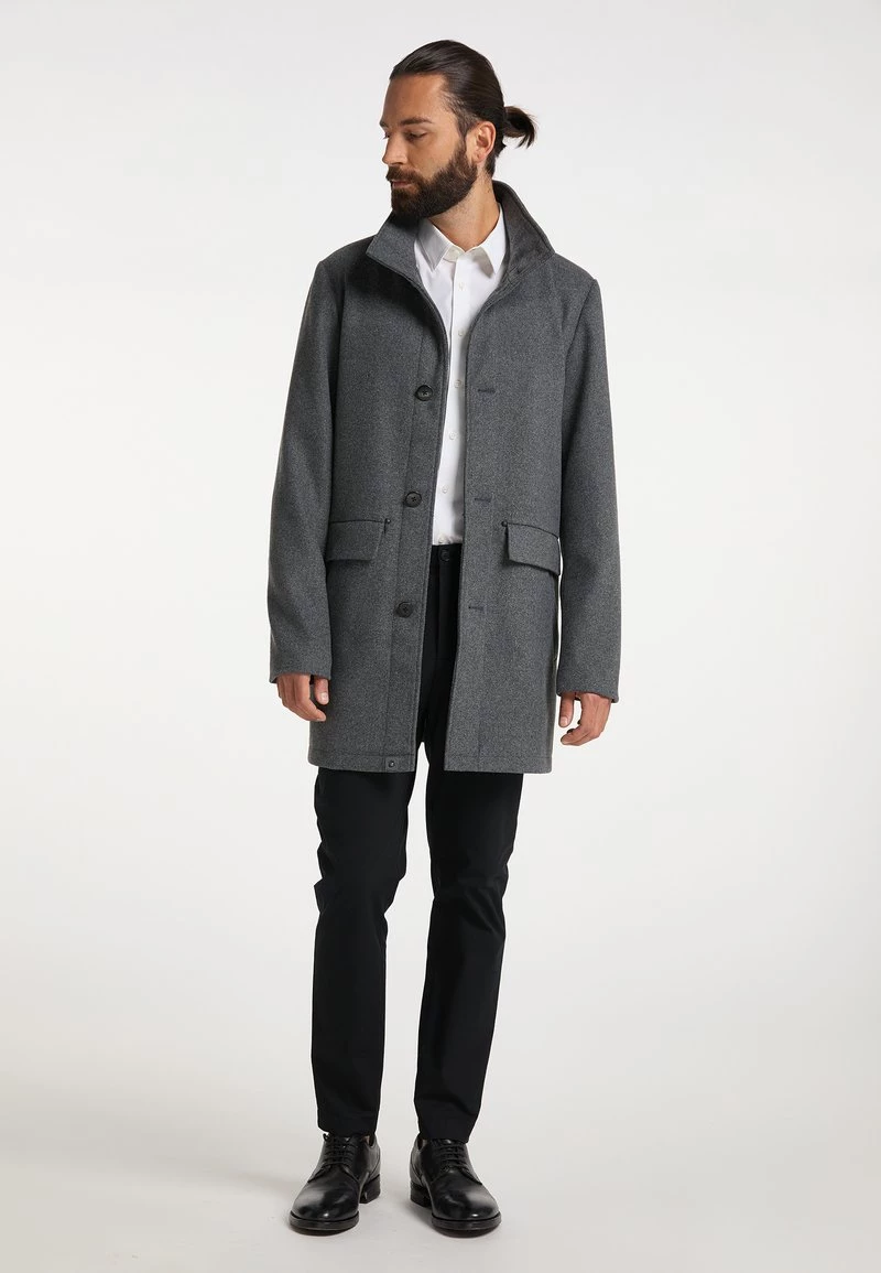 Hombre DREIMASTER BARADELLO - Abrigo Clásico - Grau Melange 2 Hombre DREIMASTER BARADELLO - Abrigo Clásico - Grau Melange - Imagen 2