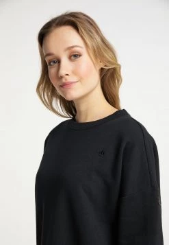 Mujer DREIMASTER TAKELAGE - Sudadera - Schwarz -Tienda DreiMaster barata 2ec81e741d604f2eb3a5fe3e6ecc2147