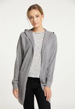 Mujer DREIMASTER BRIDGEPORT - Chaqueta De Punto - Dunkelgrau