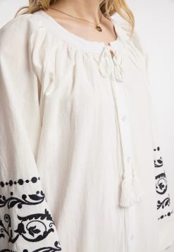 DreiMaster Vestido Camisero - Wollweiss, Mujer -Tienda DreiMaster barata 2f85e9e0529f4d87979a3ca7c85fc78b