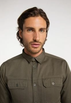 Hombre DREIMASTER TUXE - Camisa - Oliv 8 Hombre DREIMASTER TUXE - Camisa - Oliv -Tienda DreiMaster barata 301efb03964f4f3a8f36063e0b12983c