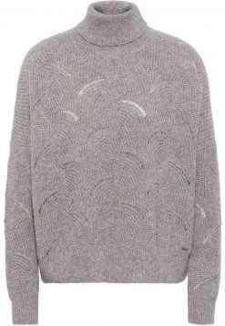 Mujer DREIMASTER KEYTI - Jersey De Punto - Dunkelgrau -Tienda DreiMaster barata 30335cedbe774a37b795d6b6f940330c