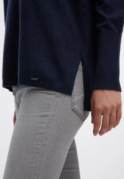 Mujer DREIMASTER DAMEN PULLOVER - Jersey De Punto - Marine -Tienda DreiMaster barata 304a889ed96c411e8ad7f7b1c0e52144