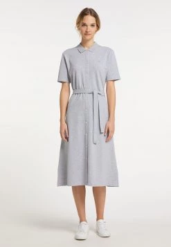 Mujer DREIMASTER BRIDGEPORT - Vestido Ligero - Hellgrau Melange