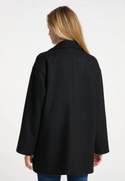 Mujer DREIMASTER KEYTI - Abrigo Corto - Schwarz -Tienda DreiMaster barata 32080b49bb334c48b2289d13b6191657