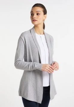 DreiMaster Chaqueta De Punto - Hellgrau Melange, Mujer