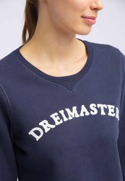 DreiMaster Mujer Sudadera - Marine -Tienda DreiMaster barata 331b8de40a854b41af7bc6c082f37209