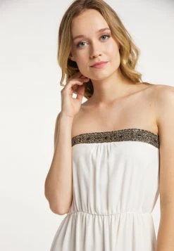 Mujer DREIMASTER EMBELL - Vestido Largo - Wollweiss -Tienda DreiMaster barata 33639351afbe4b11a2ab91f473065099