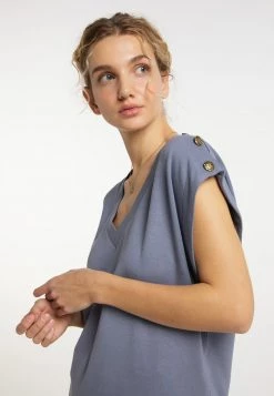 Mujer DREIMASTER TEYLON - Sudadera - Graublau -Tienda DreiMaster barata 339fc284e6e4493f997287510f2554d4