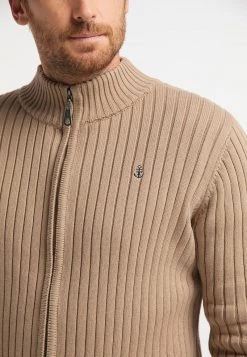 DreiMaster Hombre Chaqueta De Punto - Beige -Tienda DreiMaster barata 3551a90fdd394a8d9a8adf24eb72e3ca