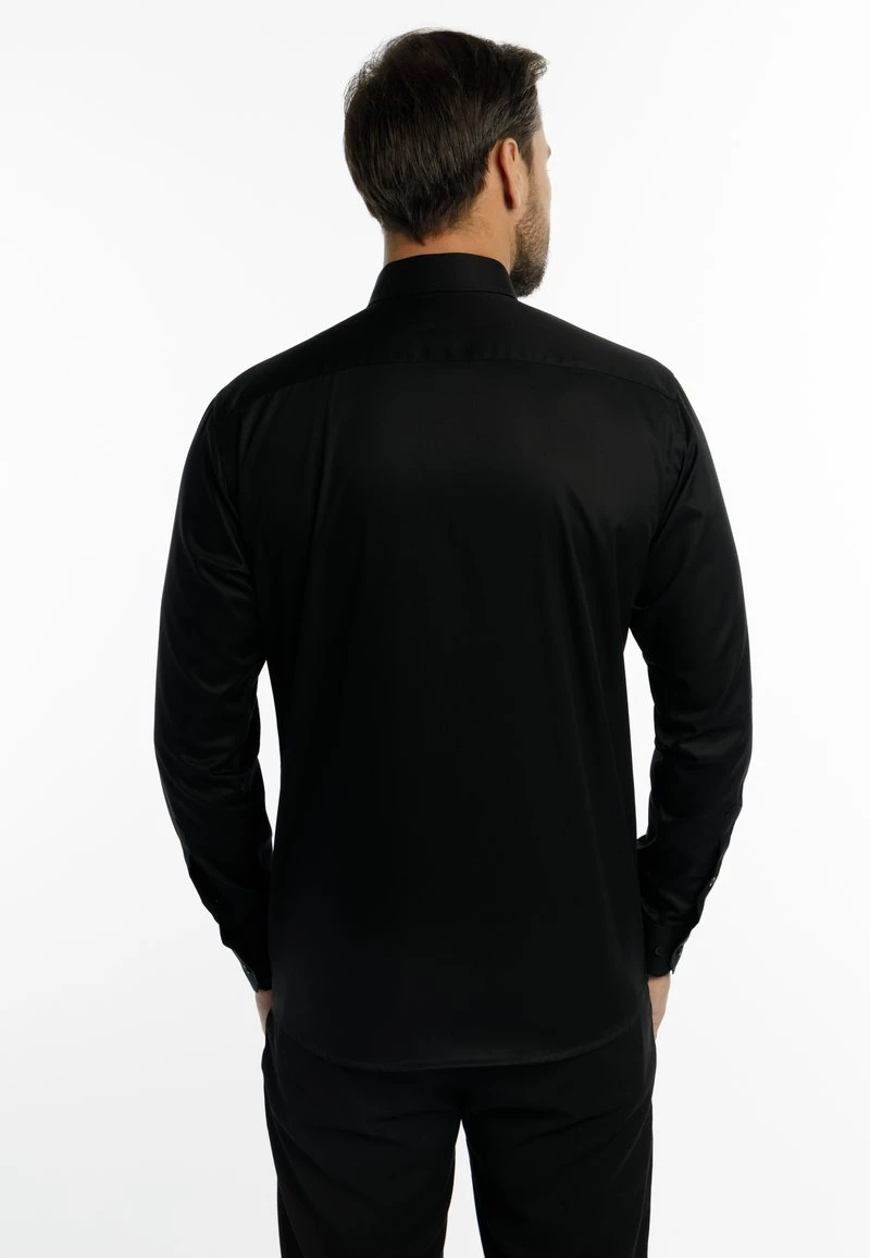 DreiMaster Hombre Camisa Elegante - Schwarz 3 DreiMaster Hombre Camisa Elegante - Schwarz - Imagen 3