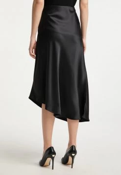 Mujer DREIMASTER BARADELLO - Falda Acampanada - Schwarz -Tienda DreiMaster barata 35c408bfa1ed48ac8af39d57c107e32d