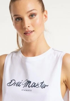 Mujer DREIMASTER TOP - Top - Weiss -Tienda DreiMaster barata 377b000edbc945d6856eb68ae1c4916c
