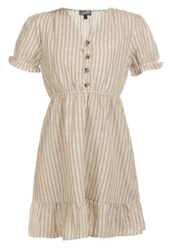 Mujer DREIMASTER KLEID - Vestido Camisero - Sand Weiss -Tienda DreiMaster barata 377fcaa3194d49ca88904cab376d76f8