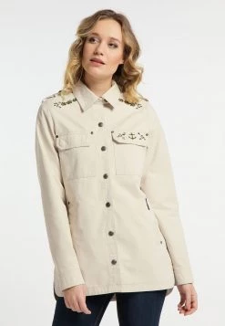 DreiMaster Mujer Chaqueta Fina - Cream