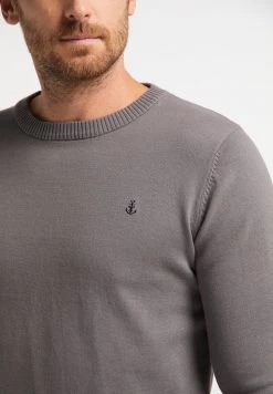 DreiMaster Hombre Jersey De Punto - Grau -Tienda DreiMaster barata 37ab9dae520e431a950fced7974dcdcc