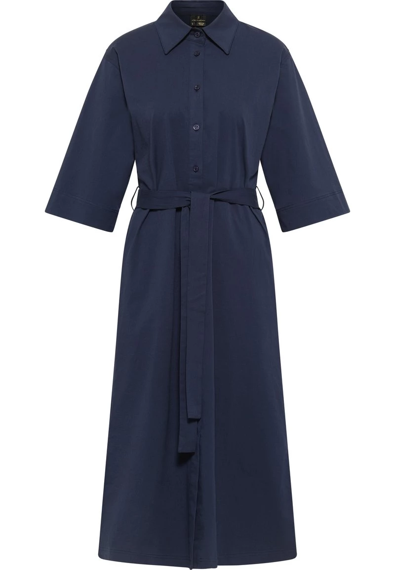 DreiMaster Vestido Camisero - Marine, Mujer 5 DreiMaster Vestido Camisero - Marine, Mujer - Imagen 5